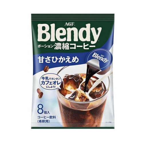AGF Blendy 浓缩咖啡胶囊-深度烘焙 微糖 18g*8个入